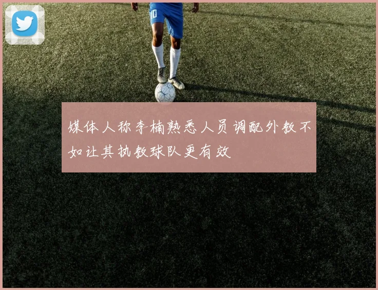 媒体人称李楠熟悉人员调配外教不如让其执教球队更有效